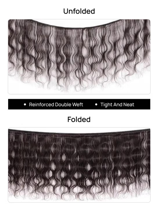 3 Bundles de Tissage Péruvien Water Wave – 3 Pièces de Cheveux Virgin Naturels – Coiffure Tendance et Très Vendue